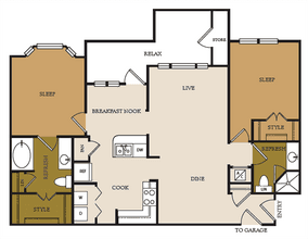 B2-G 08205 floor plan