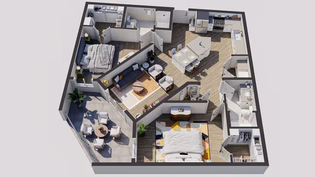 Unit 1149 1349 floor plan