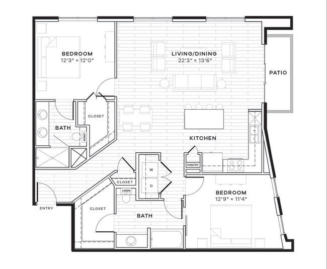 2D 246 floor plan