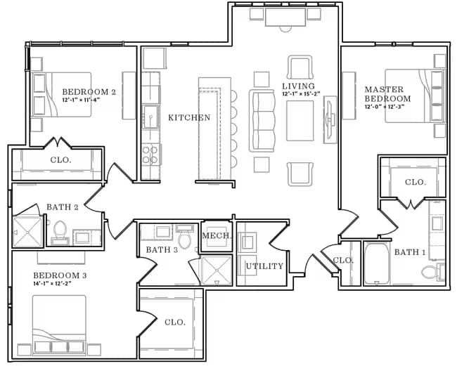 C1 0108 floor plan