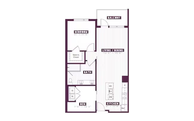A4 604 floor plan