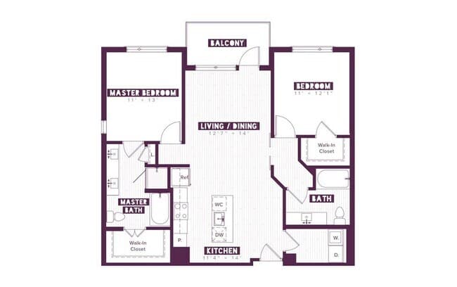 Unit 612 612 floor plan