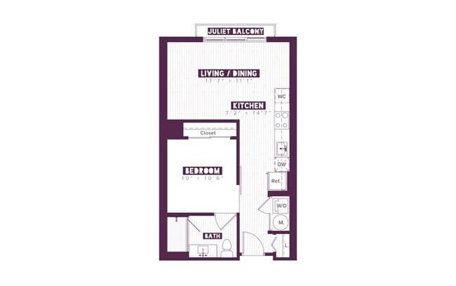 E1 764 floor plan