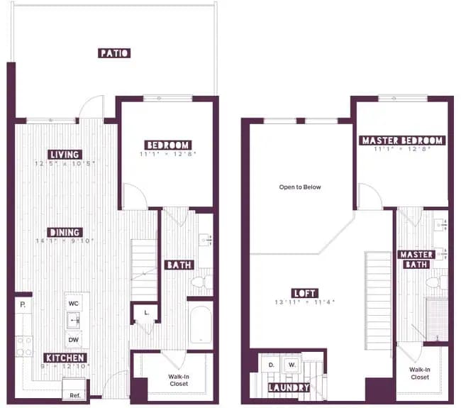 T1 554 floor plan