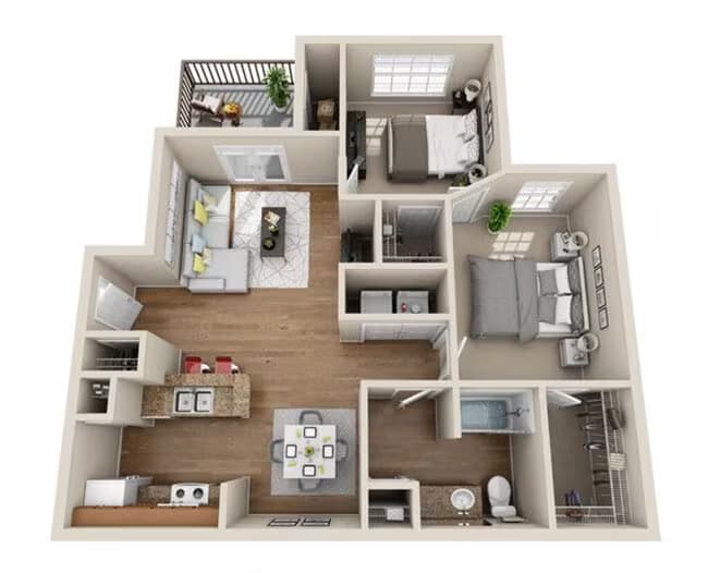 Unit 515 834 floor plan