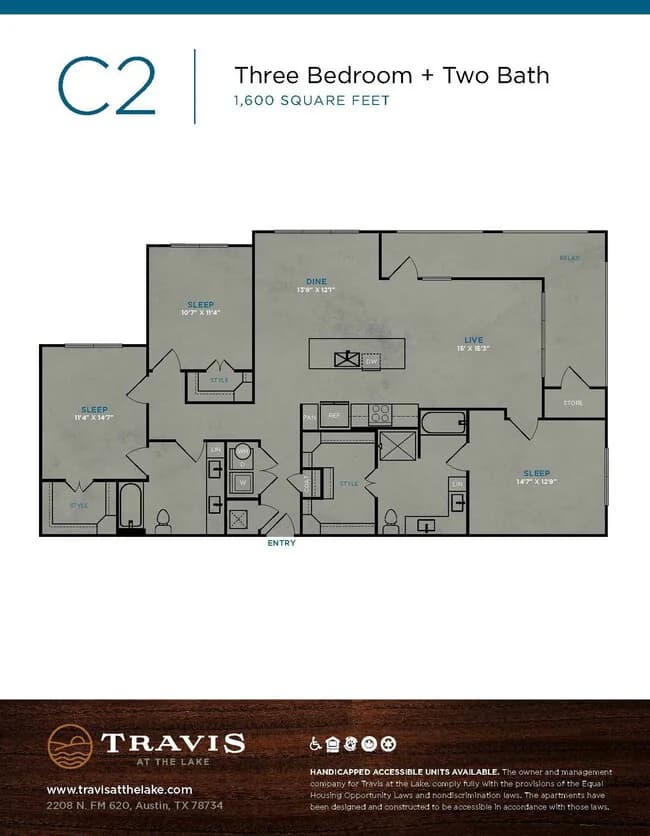 Unit 6301 6102 floor plan