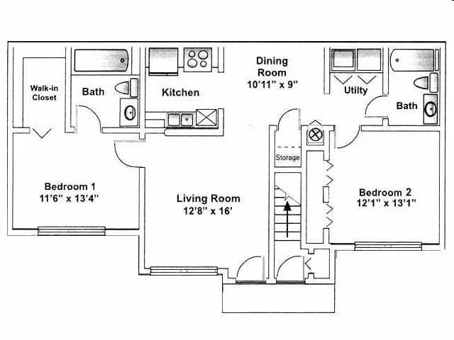 Unit 2503 302 floor plan