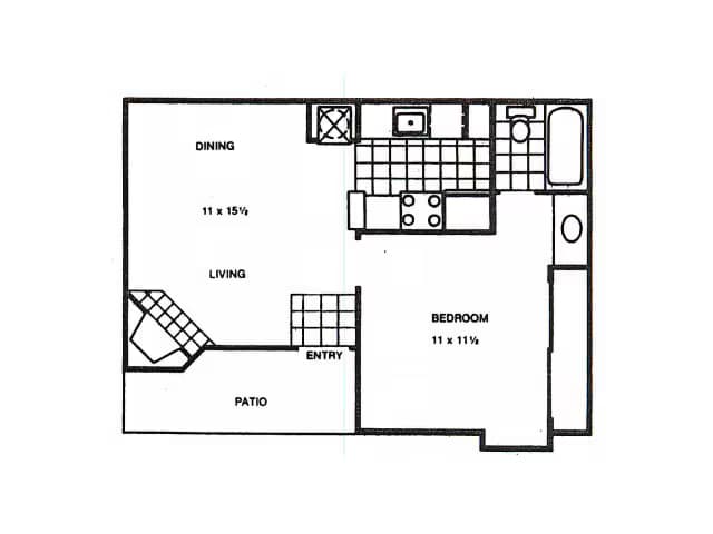 Unit RenovatedA RenovatedA floor plan