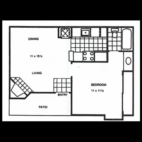 Unit A1 A1 floor plan