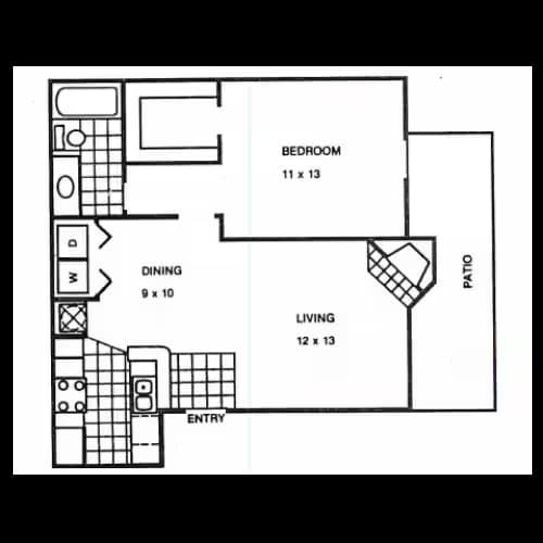 B Renovated RenovatedB floor plan