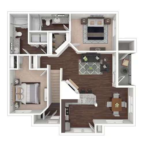 Unit 1120 1304 floor plan