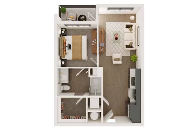 Unit 1405 1405 floor plan