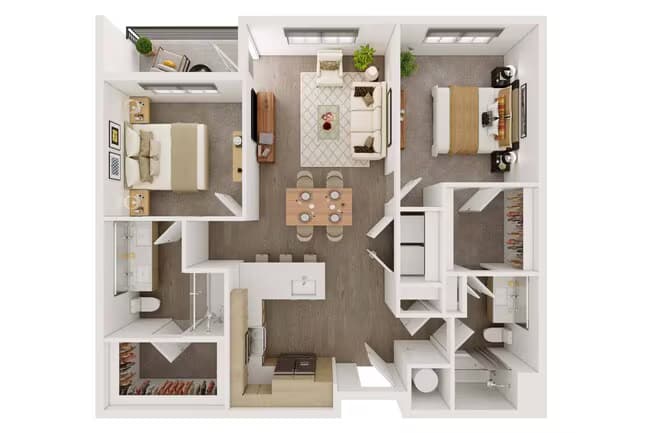 Unit 1433 1433 floor plan