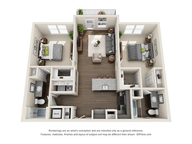Unit 01306 04106 floor plan