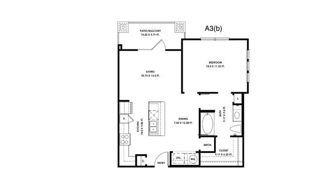 Unit 1209 1209 floor plan
