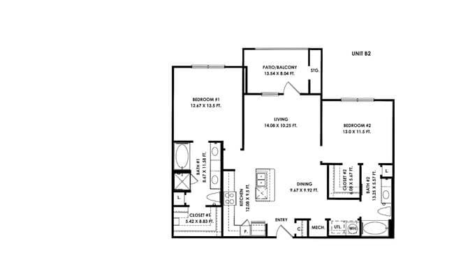 Unit 6204 6204 floor plan