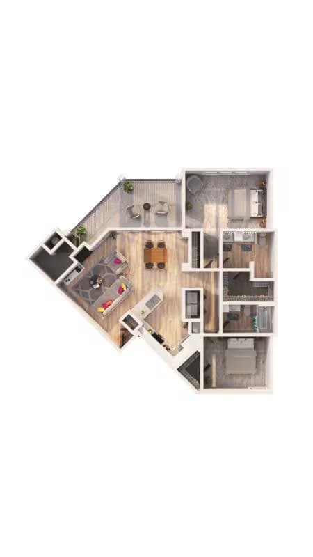 Unit 6211 1201 floor plan