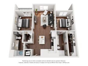 Crestview 1-1302 floor plan