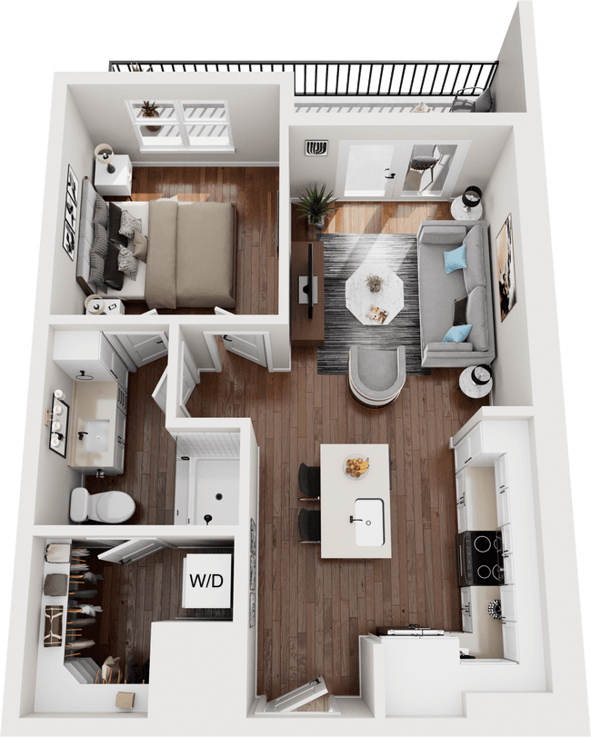 Unit 1347 1-1147 floor plan