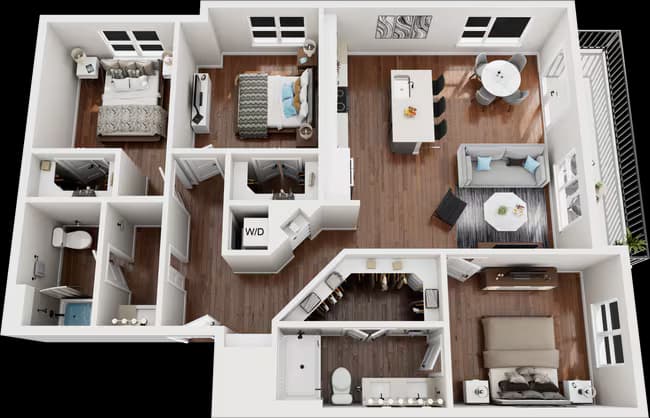 Unit 1314 1-1429 floor plan