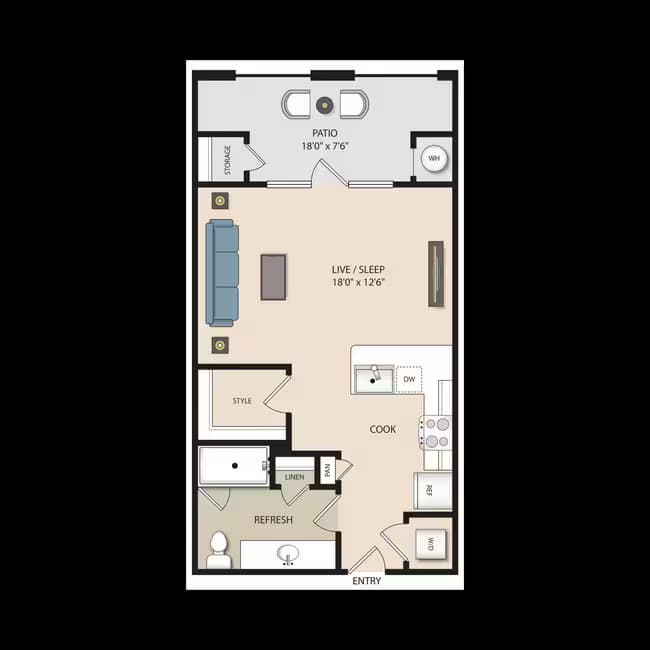 Unit 5315 5415 floor plan