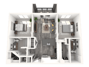 B1 3-205 floor plan
