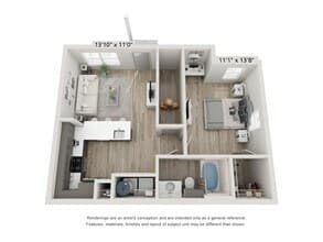 A1 1711 floor plan