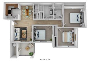 3 Bed 2 Bath 0521 floor plan