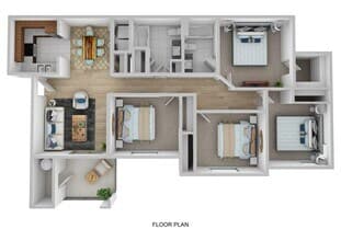 4 Bed 2 Bath 0721 floor plan