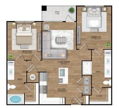 Unit 1205 1205 floor plan