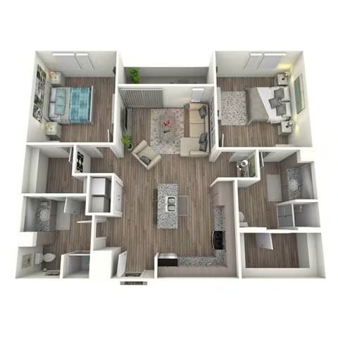 Unit 1343 1343 floor plan