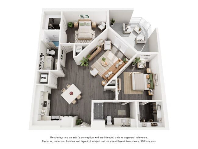 Unit 1366 1366 floor plan