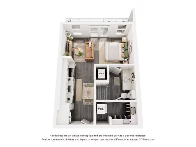 Unit 1014 1245 floor plan