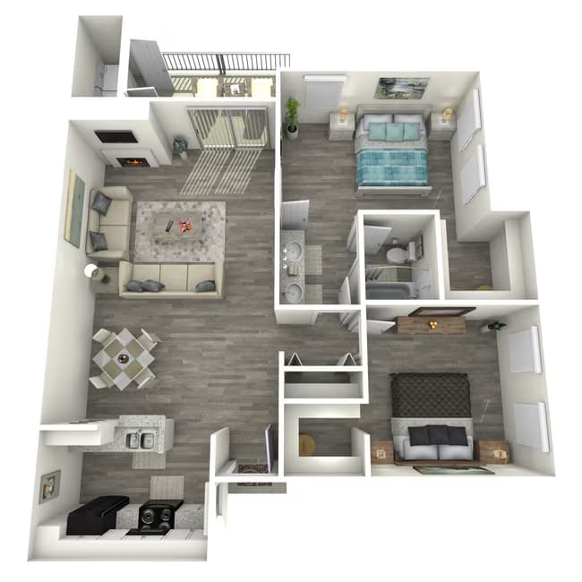 Unit 1404 1205 floor plan