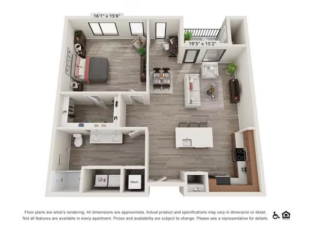 Unit 1429 1429 floor plan