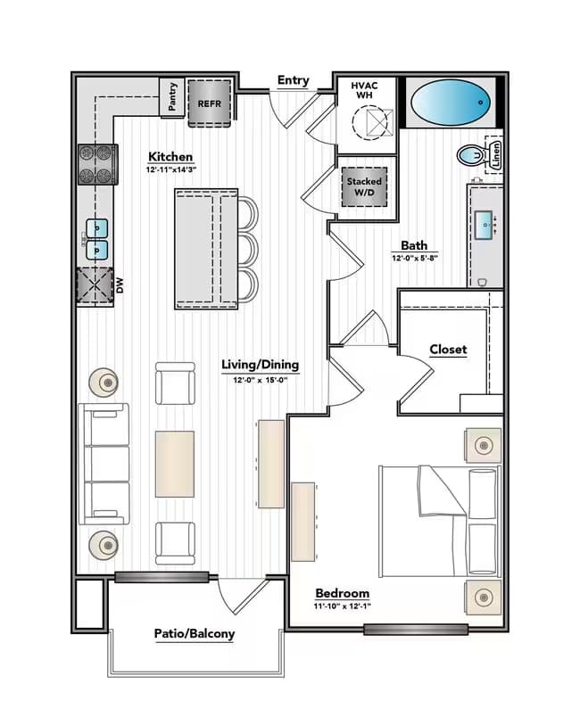 Unit 1309 1309 floor plan