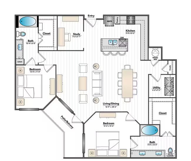 B4 3211 floor plan