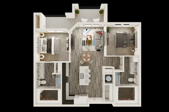 Unit 3431 3224 floor plan