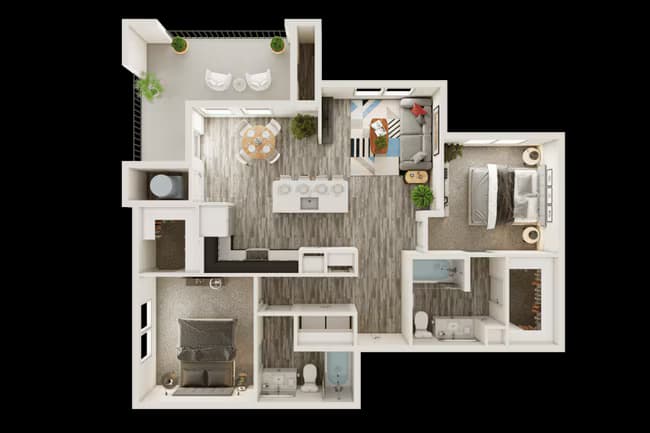 Unit 1302 4402 floor plan