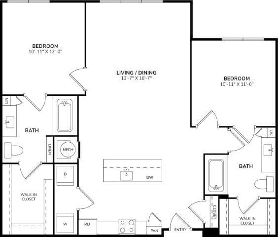 Unit 335 335 floor plan