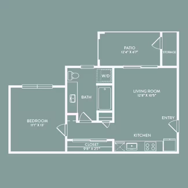 Unit 612 631 floor plan