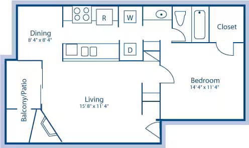 Unit 1006 1006 floor plan