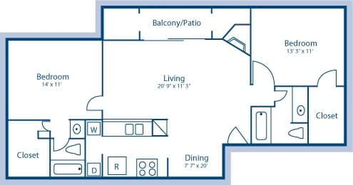 Unit 2103 2103 floor plan