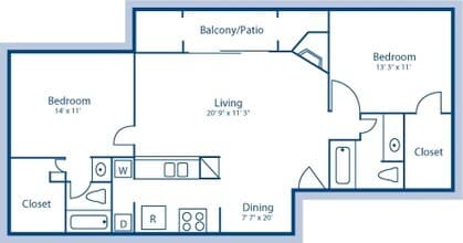 F 2048 floor plan