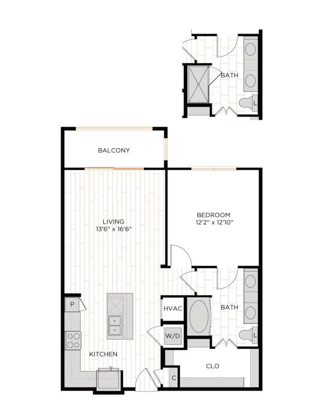 Unit 5327AW 5308AW floor plan
