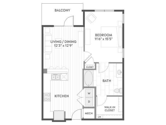 Unit 1-404 1-404 floor plan