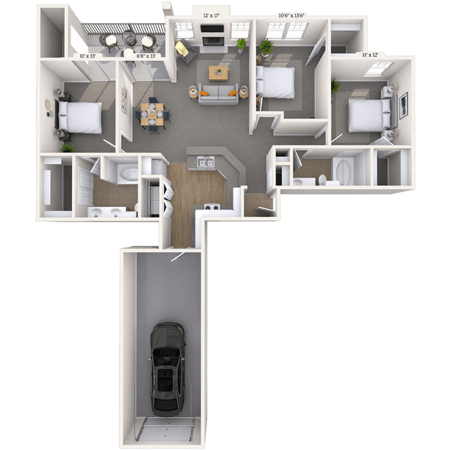 Unit 282833 282834 floor plan