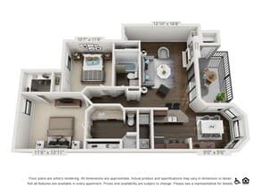 The Chaco 2313 floor plan