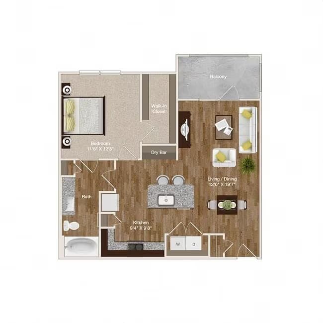 Unit 1205 1205 floor plan