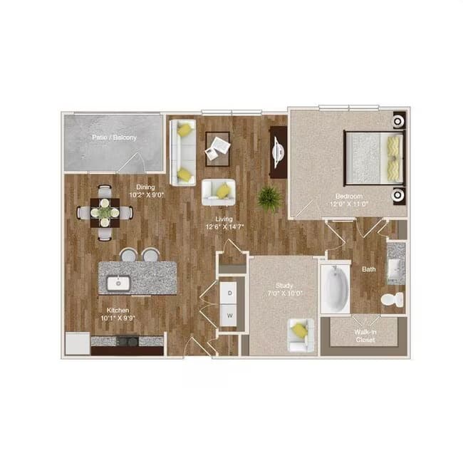 Unit 5313 2208 floor plan